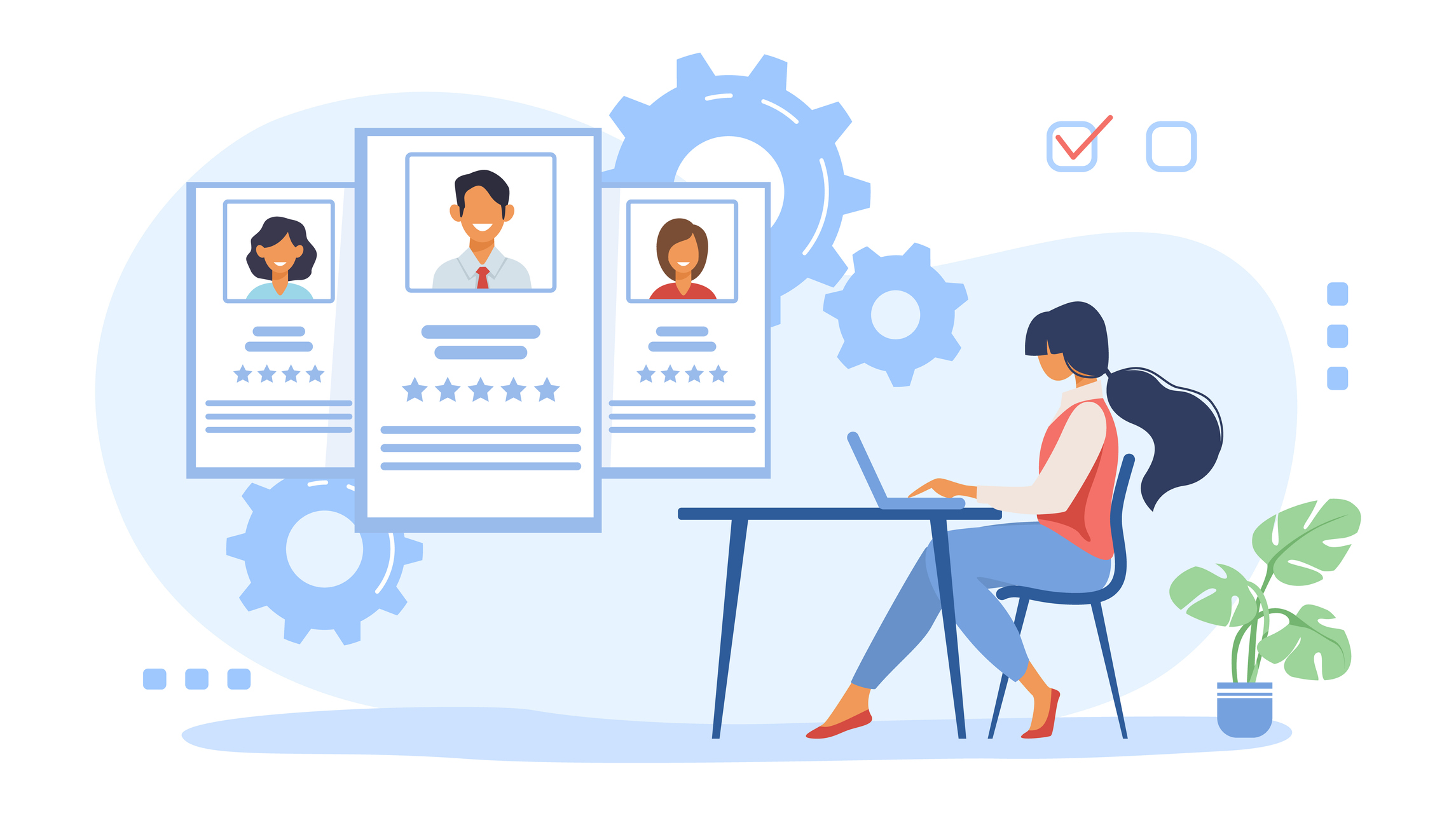 Personalmanagement Illustration